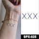 Vorübergehende Tätowierung Spx-025