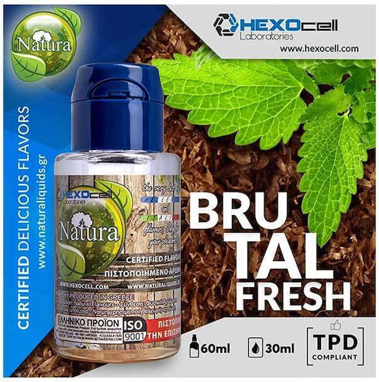 Hexocell Flavor Shot 30ml/60ml 1τμχ Τούρκικος Καπνός, Βιρτζινία & Έντονη Μέντα
