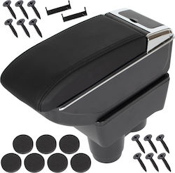 Dacia Duster Ii 2017 Armrest Storage Black Eco-leather + Installation Kit Dacia Duster Ii 2017 Armrest Storage Black Eco-leather + Installation Kit
