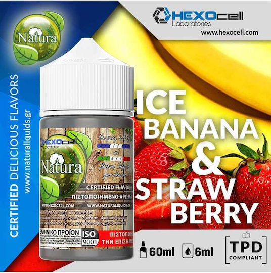 Hexocell Flavor Shot 6ml/60ml 1 Piece Banana Strawberry & Menthol