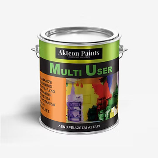 Multi User Wasserlösliches Acrylfarbe Hoch Elastisch Metall & Holz Innen- & Außenbereich – Weiß Oder Transparent Möglichkeit zum Farbton 750ml Transparent