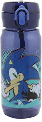 Gim Sonic Plastic Kids Water Bottle Thermos Mul...