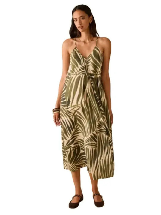 Midi Φόρεμα Rope Palms Print
