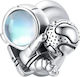 Ασημενιο Charm 925 Astronaut Holding Earth