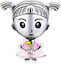 Сребърен Charm 925 Family Baby Girl