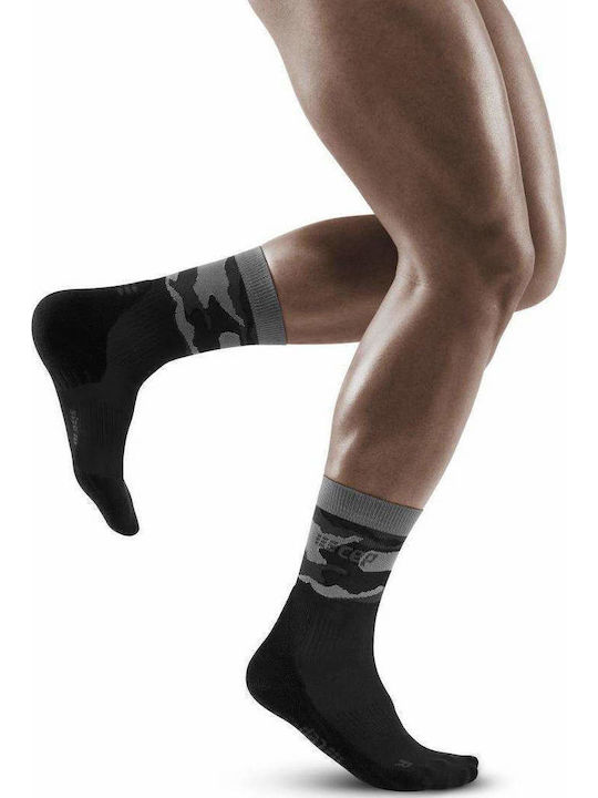 CEP Mid Cut Running Κάλτσες Μαύρες 1 Ζεύγος