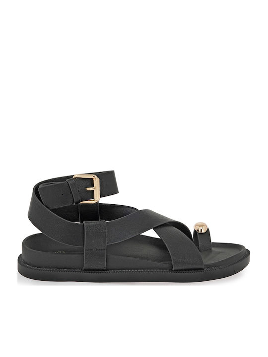 Flatforms Damen Schwarz