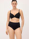 Women's Seamless Lace String Black