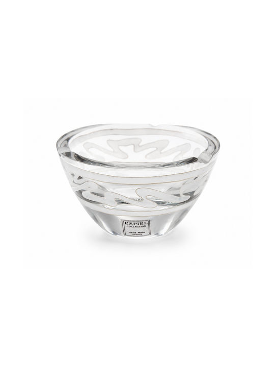 Γυάλινο Σταχτοδοχείο Τασάκι Sea Waves Espiel Glass Ashtray 13x8 Cm Γυάλινο Σταχτοδοχείο Τασάκι Sea Waves Espiel Glass Ashtray 13x8 Cm