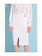 Midi Damenrock Off-White
