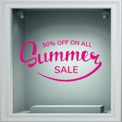 Αυτοκόλλητο Εκπτώσεων - Summer Sale 121 - Πράσινο