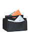 Relaxdays Raft De Reviste Negru 29x24x32cm
