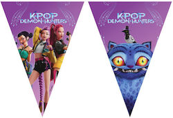 Τριγωνικά Σημαιάκια K-pop Demon Hunters