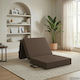 Kreβατι Kanape Anadiploumeno 75 X 63 X 45 Εκ Taupe