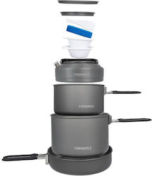 Σκεύη Μαγειρικής Camping Cookware Set Feast 2-black