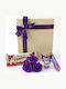 Joy Box Kuromi Kids Set Breloc Figurină 3 Trandafiri De Săpun Violet Kinder Bueno