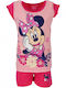Minnie Mouse Детска Лятна Пижама Фуксия/Розова