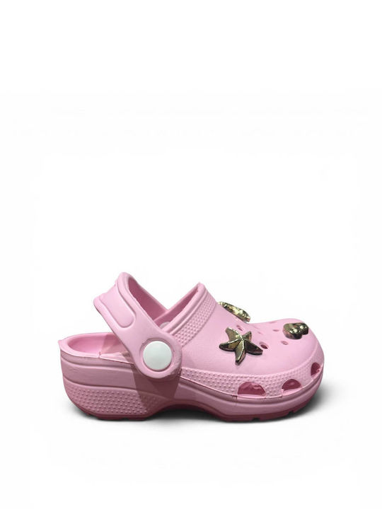 Adam's Shoes Kids Beach Clogs Pink