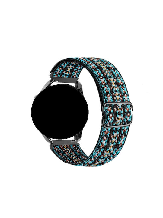 Fabric Strap Samsung Galaxy Watch Active Active 2 40mm Active 2 44mm 12cm 8.5cm Multicolour Striped