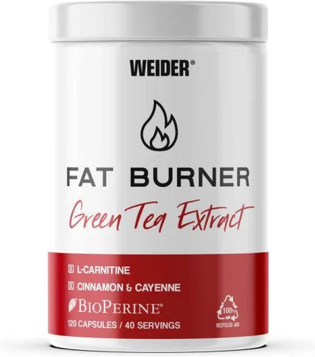 Weider Burner με Γεύση Green Tea 120 κάψουλες