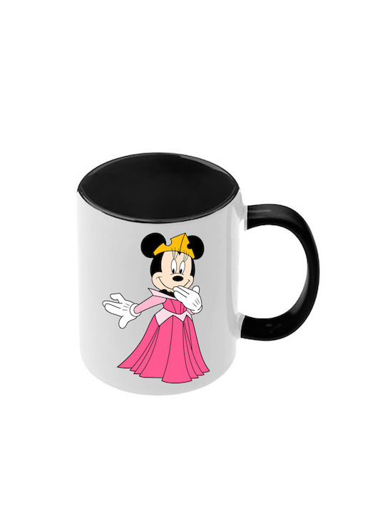 Κούπα Mickey Mouse Μαύρη Λαβή Εσωτερικό
