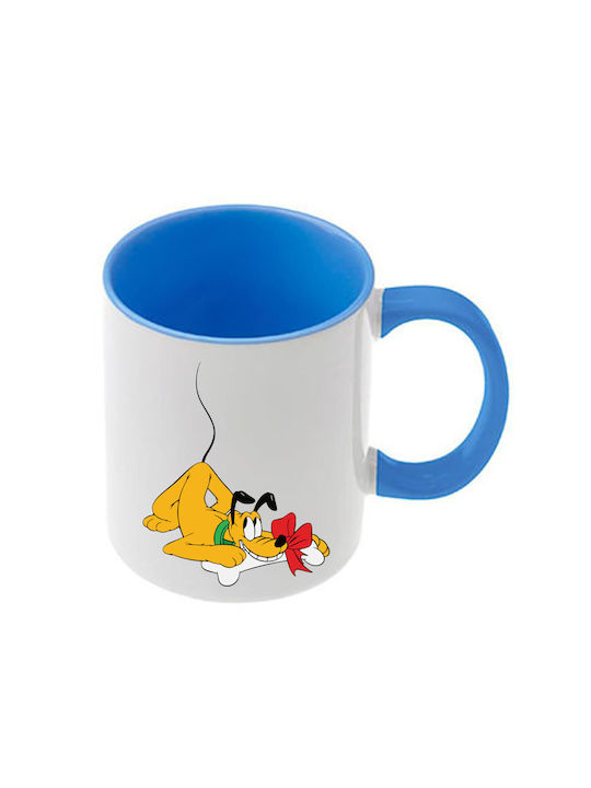 Κούπα Mickey Mouse Γαλάζια Λαβή Εσωτερικό