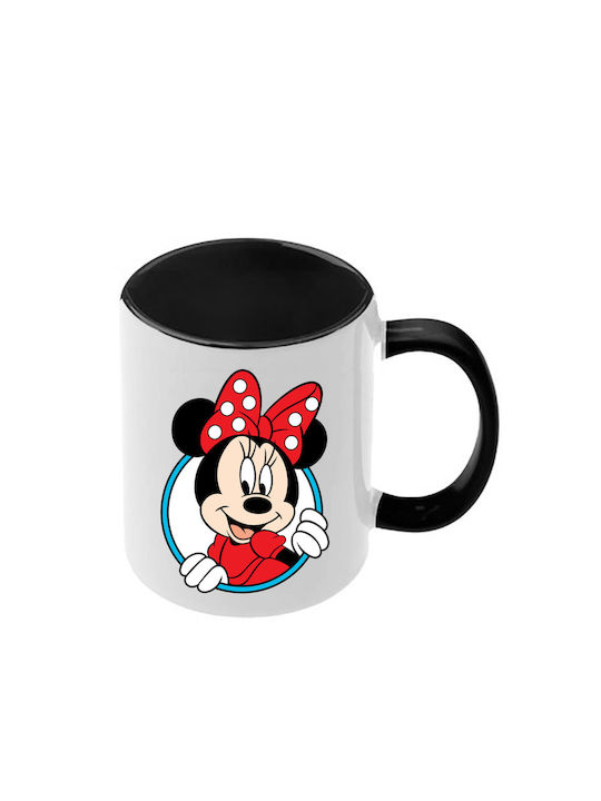 Κούπα Mickey Mouse Μαύρη Λαβή Εσωτερικό