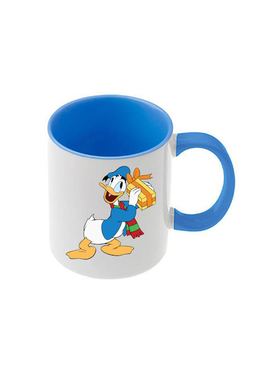 Κούπα Mickey Mouse Γαλάζια Λαβή Εσωτερικό