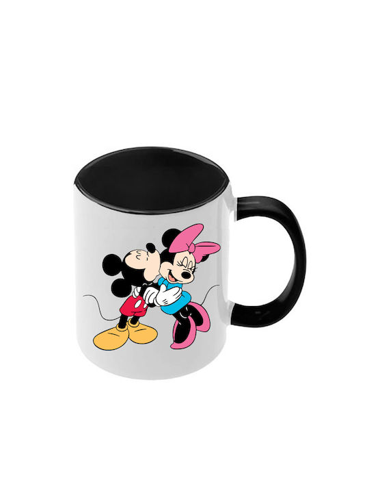 Κούπα Mickey Mouse Μαύρη Λαβή Εσωτερικό