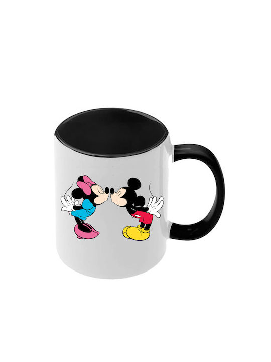 Κούπα Mickey Mouse Μαύρη Λαβή Εσωτερικό