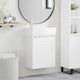 vidaXL Bathroom Vanity Unit with Sink M45.5xD22.5xH84cm White