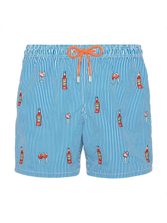 Gustavia Men's Swimwear Shorts Blue Striped