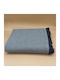SpitiBazaar Ριχτάρι Πολυθρόνας Chenille 180x180εκ. Γκρι Ανθρακί