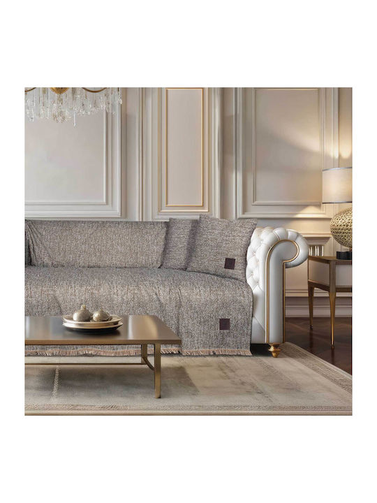 Greenwich Polo Club Essential Ριχτάρι Διθέσιου Καναπέ 180x250εκ. Beige