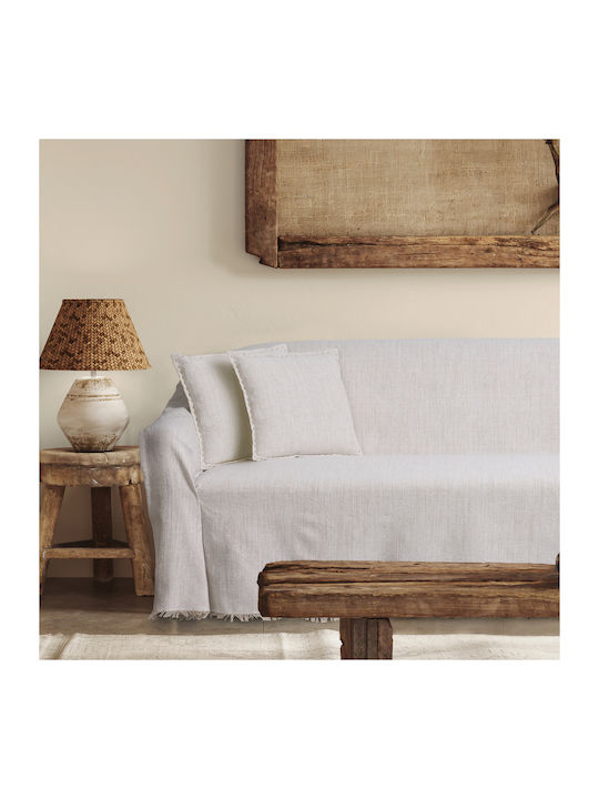 Das Home Ριχτάρι Τριθέσιου Καναπέ 180x300εκ. Beige