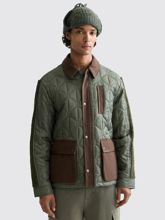 Geacă Puffer Verde