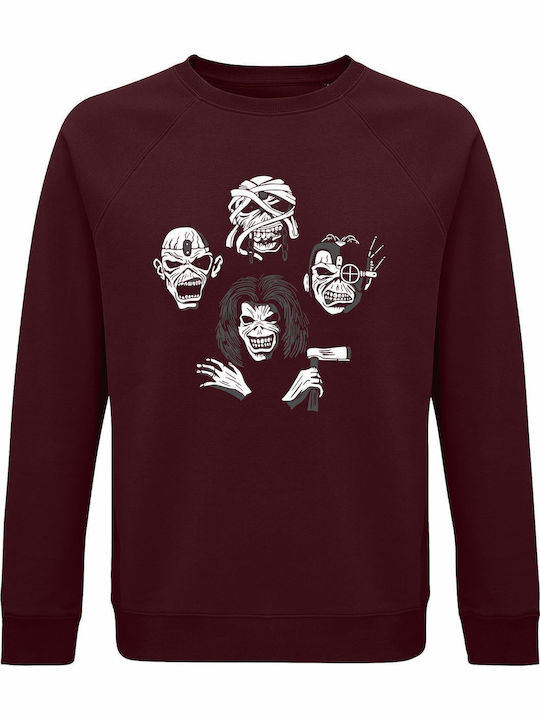 Hanorac Unisex Din Bumbac Organic Iron Maiden R...