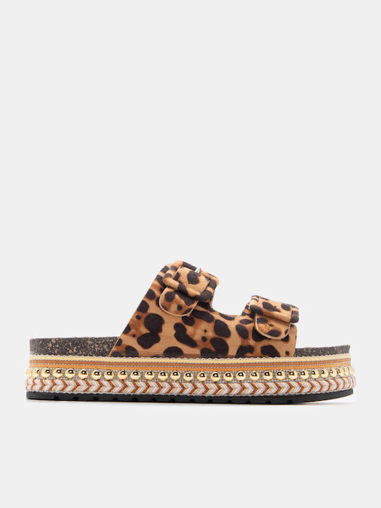 Luigi Flache Sandalen Für Damen Flatforms Braune