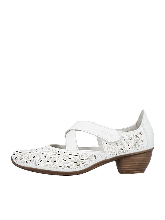 Rieker Weißer Pumps