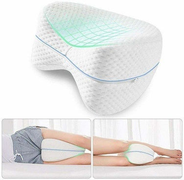 Ανατομικό Διαχωριστικό Μαξιλάρι με Memory Foam σε Λευκό χρώμα 22054