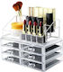 Kosmetikorganisator mit 6 Schubladen Transparent 24x20x15cm