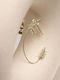 Обица Ear Cuff Ляво Златисто Златисто