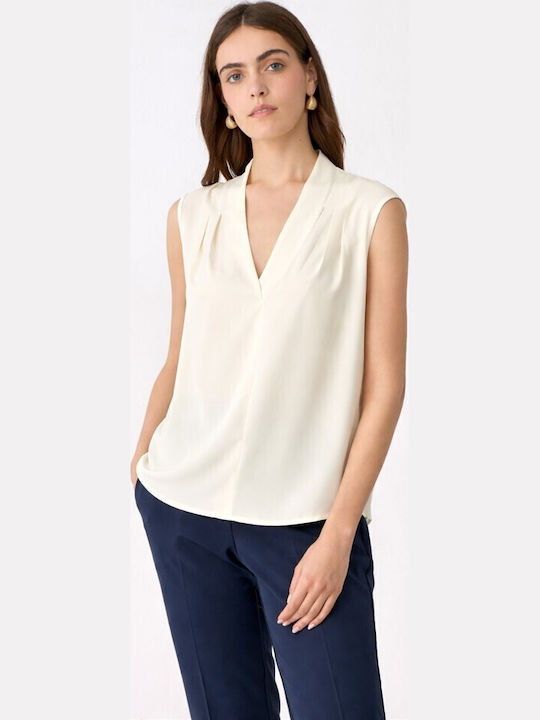 Passager Women's Sleeveless Blouse with V Neckl...