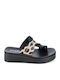 Summer Women's Platform Slippers Style Black