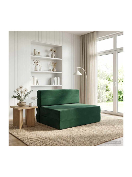 Armchair Bed Dark Green 70x72x60cm