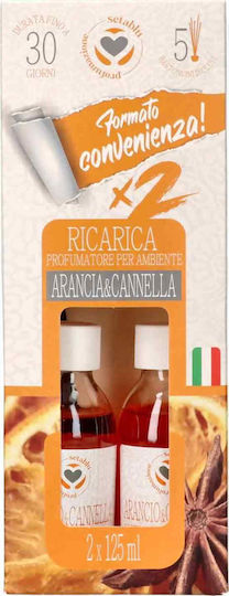 Setablu Orange & Cinnamon Αρωματικό Χώρου Sticks 125ml 2τμχ