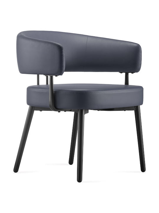 Visitor Chair Symphony in Blue Colour 64x55x77cm