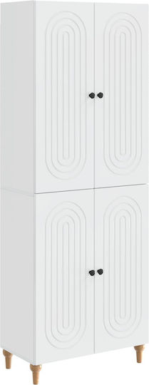 Weißes Bücherregal (2 Stück) 66x34,5x90cm