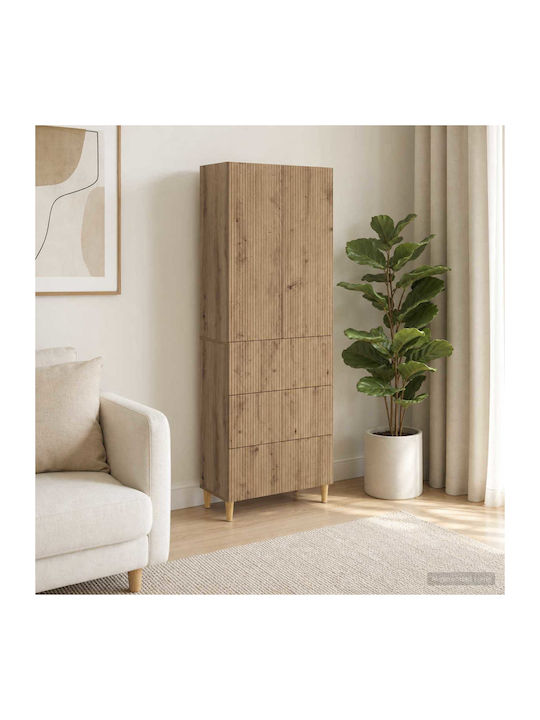 Кафява Етажерка (2 Броя) 66x34.5x90 см