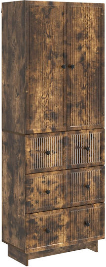 Кафява Етажерка (2 Броя) 66x34.5x90 см